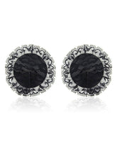 menaful Black / Round Black Lace Nipple Stickers